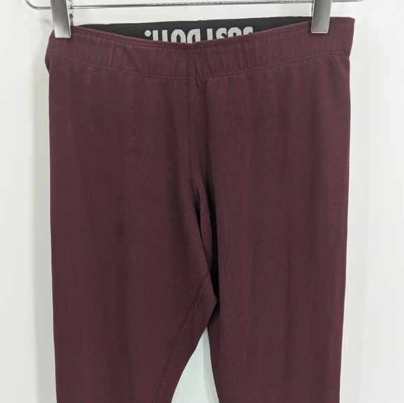 Nike Leg-A-See Purple Logo Full Length Leggings - Picture 3 of 10